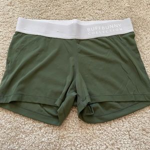 Buff bunny army green shorts
